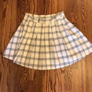Princess Polly plaid pleated skirt